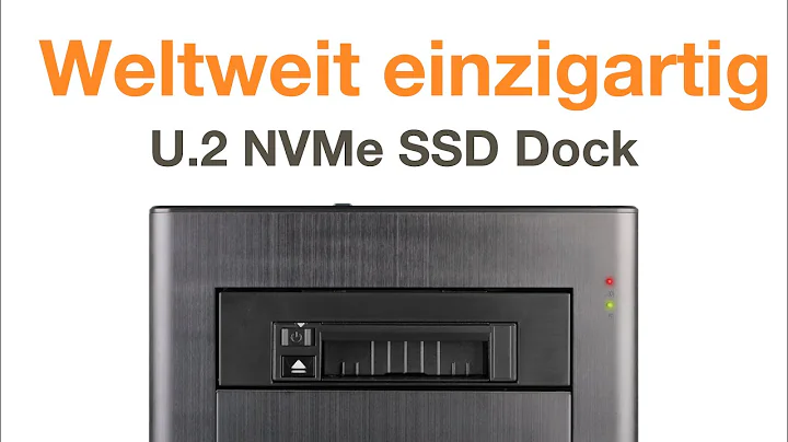 ICY DOCK flexiDOCK MB021VP-B - Trägerloser PCIe 4.0 U.2 NVMe SSD Wechselrahmen