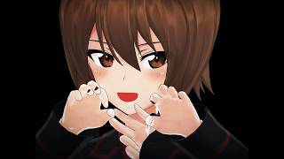 【MMD】Face Check - Maho Nishizumi #mmd #garupan