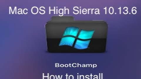 How to install Boot Champ on Mac OS 10.13.6 and later