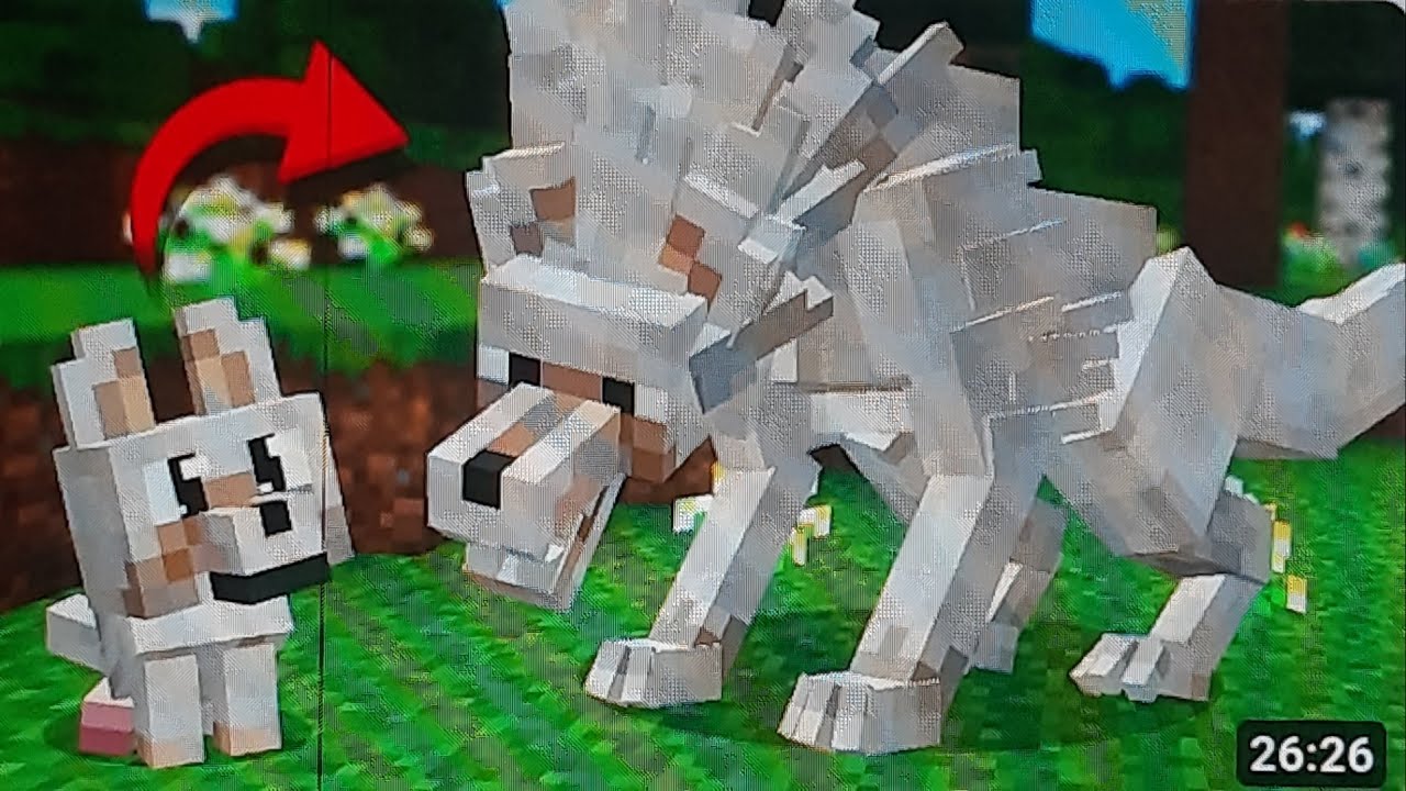 From Baby to Alpha Wolf in Minecraft - Craftee - YouTube
