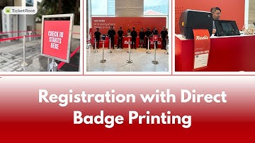 Onsite Badge Printing, Custom Event Pages & Session Scanning — All in One Workflow