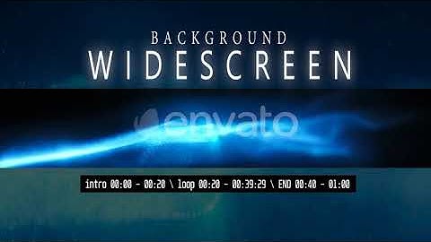Flow BLue Widescreen Background Particles | Motion Graphics - Videohive template