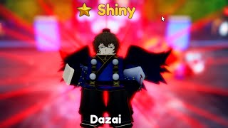 getting shiny dazai in anime adventures #fyp #roblox
