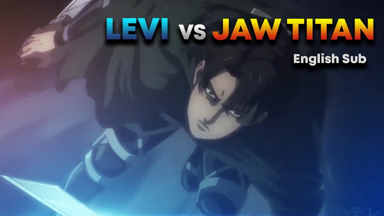 Levi VS Jaw Titan - Episode 65 (English Sub)
