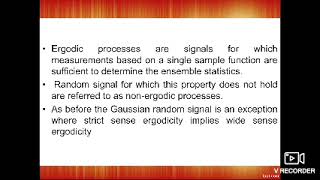 CT 3 2 Ergodic Process And Gaussian Process
