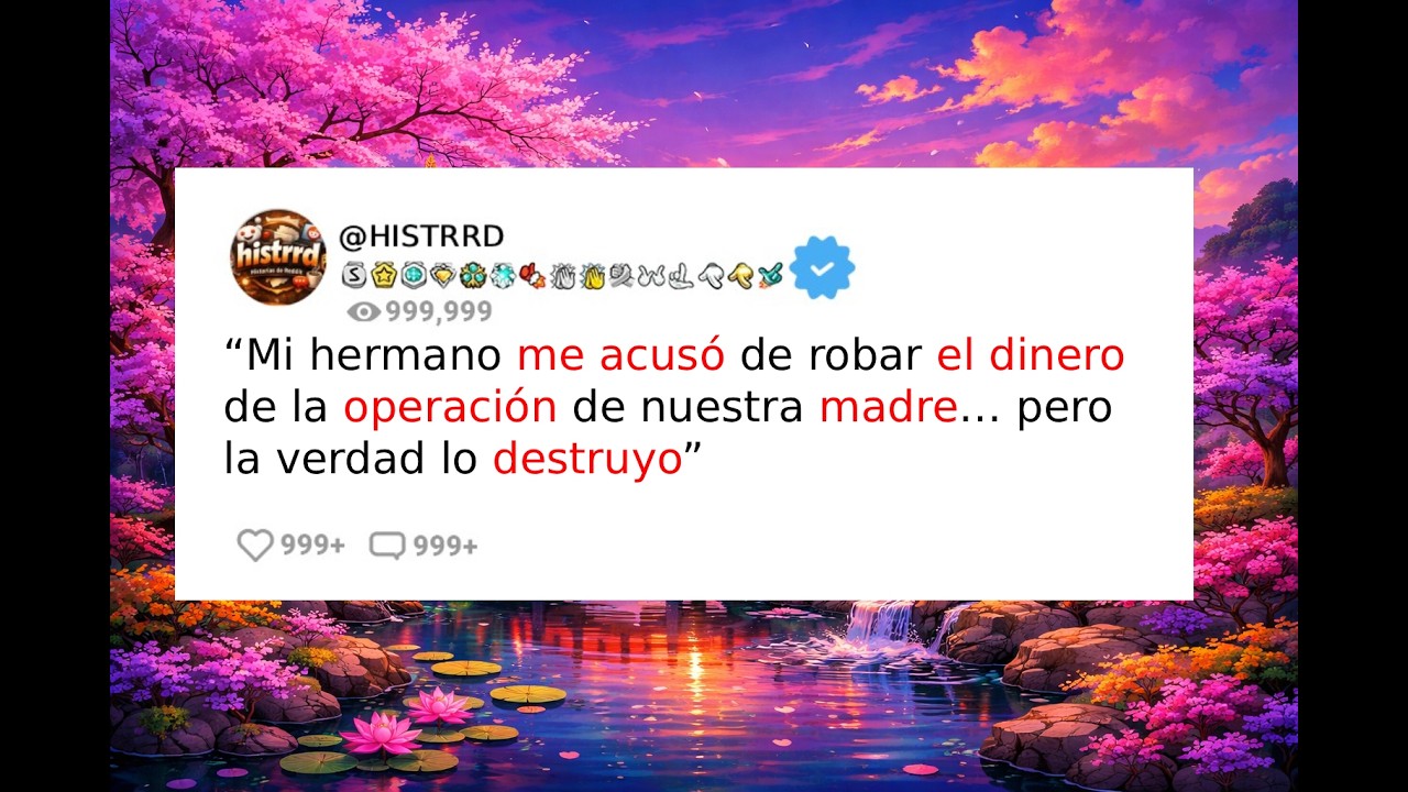 “Mi hermano me acusó de robar el dinero de la operación de nuestra madre… pero la verdad lo destruyo