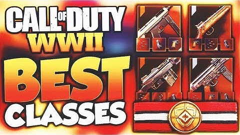 TOP 5 BEST CLASSES in Call of Duty WW2! (Best Class Setups) - WORLD WAR 2 BEST DIVISION CLASS SETUPS