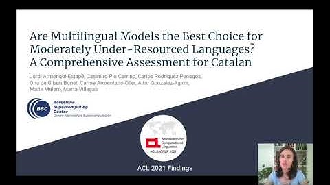 Are Multilingual Models the Best Choice for Moderately Under-Resourced Languages?