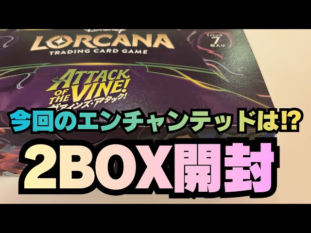 Enchanted!] Lorcana New Set! Into the Inklands 2-Box Opening