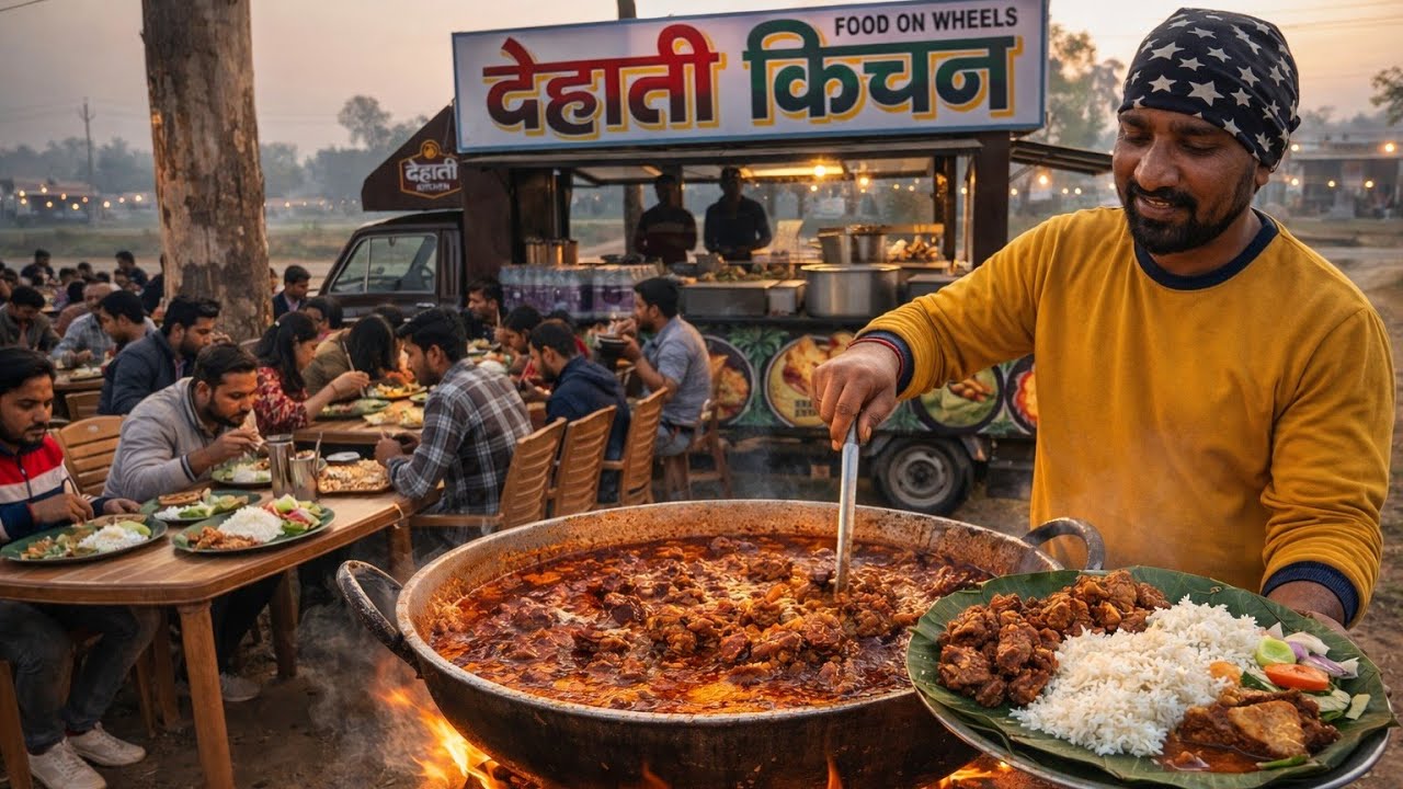 रांची में पहली बार चलता फिरता होटल | जहां मटन मछली चिकन सब मिलेगा । 