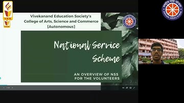 ORIENTATION PROGRAMME FOR 1st YEAR NSS VOLUNTEERS