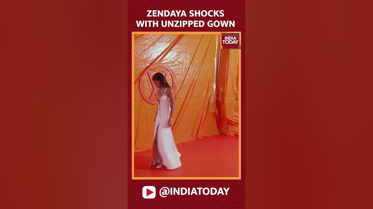 Zendaya Wears Daring Double-Zip Louis Vuitton Dress at Paris Fashion Week