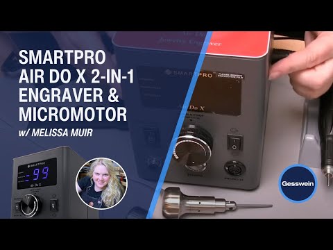 SmartPro Air Do X 2-in-1 Engraver and Micromotor Tool Review with Melissa Muir