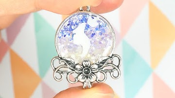 Watch me Resin: Bezel Silhouette with Crushed Shell Gradient