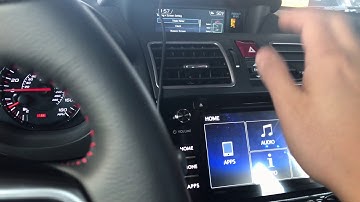 2018 Subaru WRX - How to Activate Reverse Camera Delay