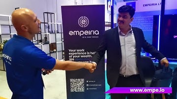 Empeiria stand during Gitex global 2022  - Fintech/future blockchain summit