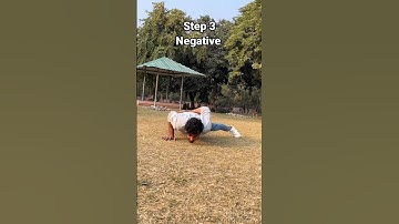 One Arm Push Up Tutorial 👍 #shorts #shortsvideo #ashortaday