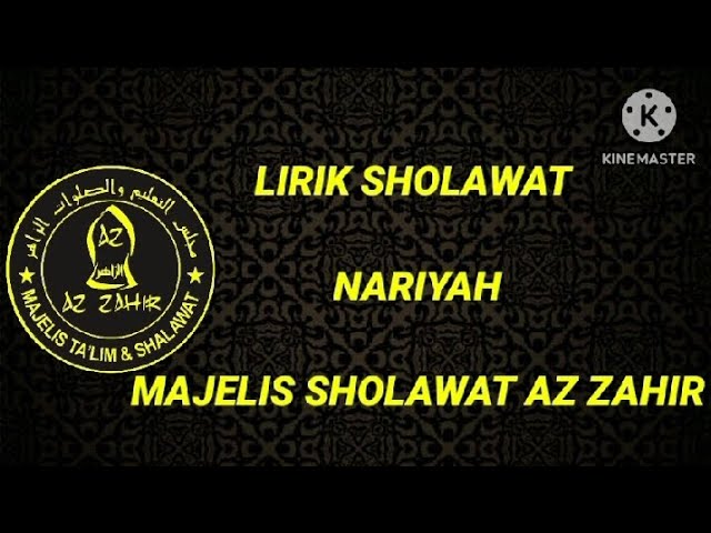 LIRIK SHOLAWAT    NARIYAH    ||    MAJELIS SHOLAWAT AZ ZAHIR class=