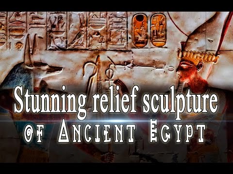Video: How To Make A Bas-relief In The Ancient Egyptian Style