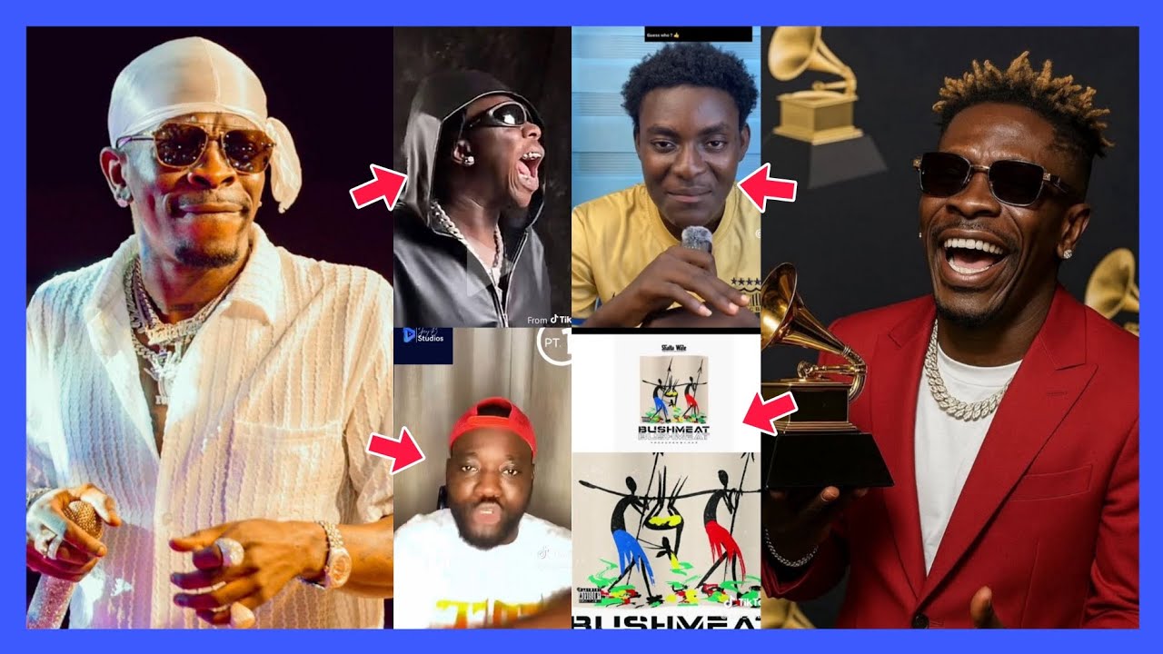 Shatta Wale Brought Grammy To His Studios  -; See How Fans Reacts  + Stonebwoy & Indusrty Sabotage