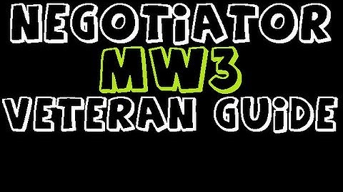 MW3 Veteran Spec Ops Guide: NEGOTIATOR (Tutorial)