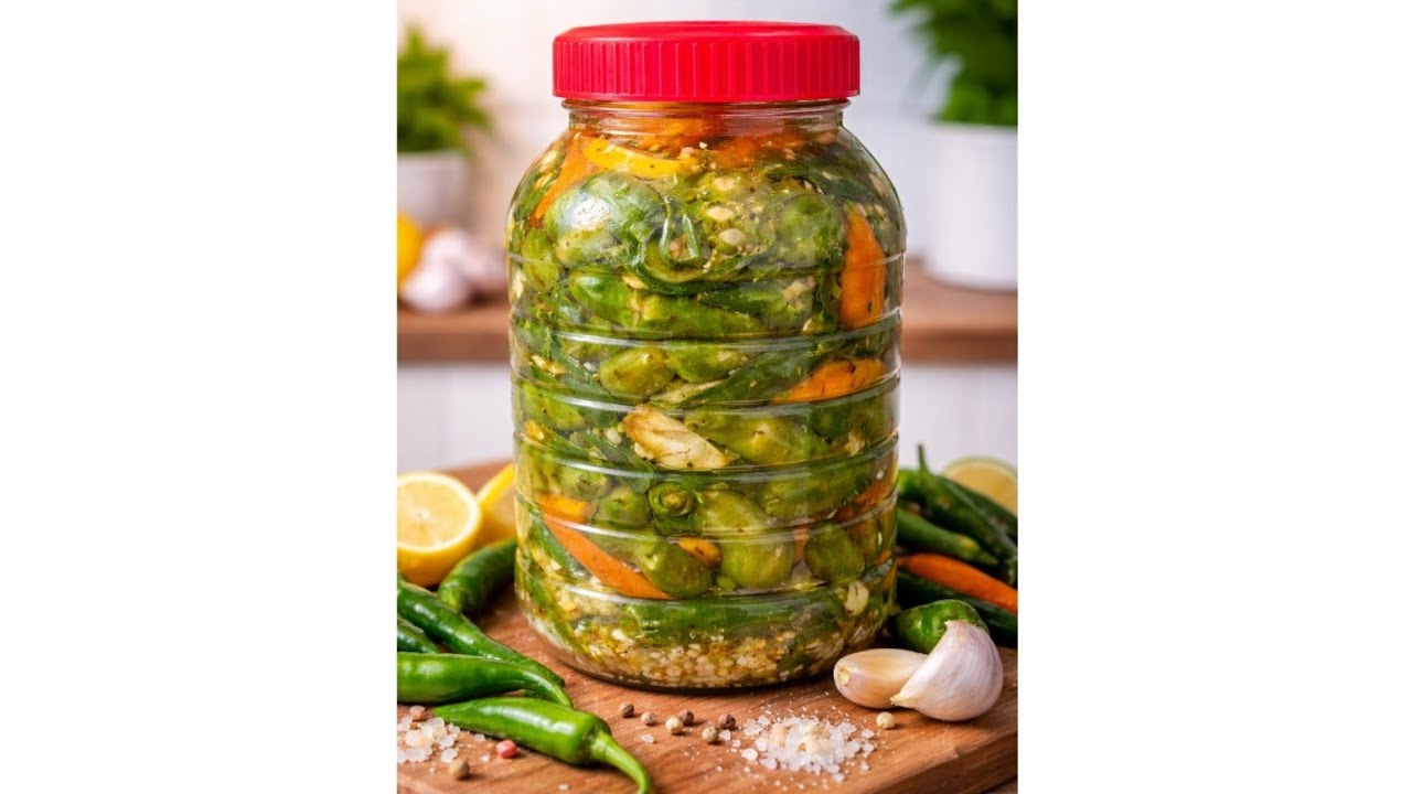 ازاي تخللي الفلفل الهاليبينو وتاكلي منه تاني يوم علطول 👌فيدو العوده❤️