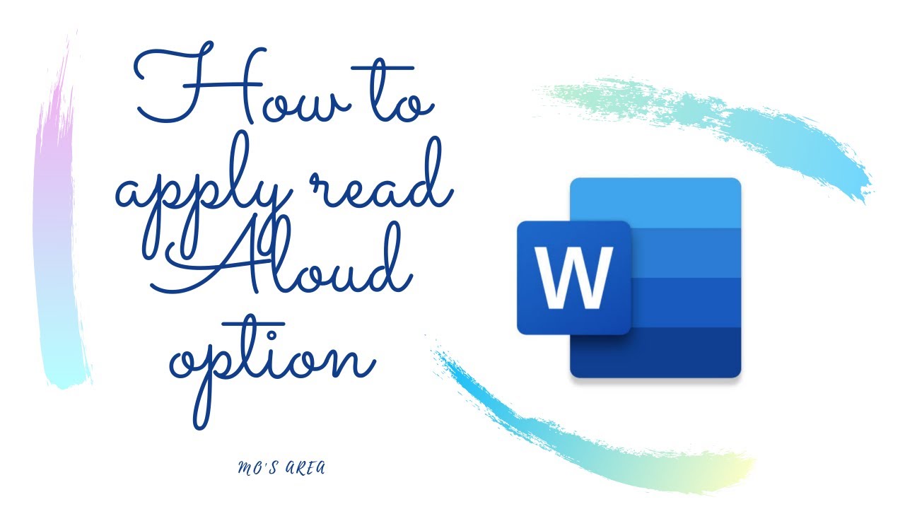 How to apply read aloud to read a document it s settings