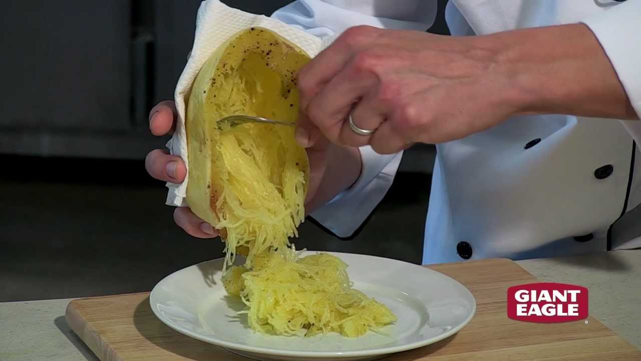 How to Prepare Delicious Homemade Spaghetti Squash Giant Eagle YouTube