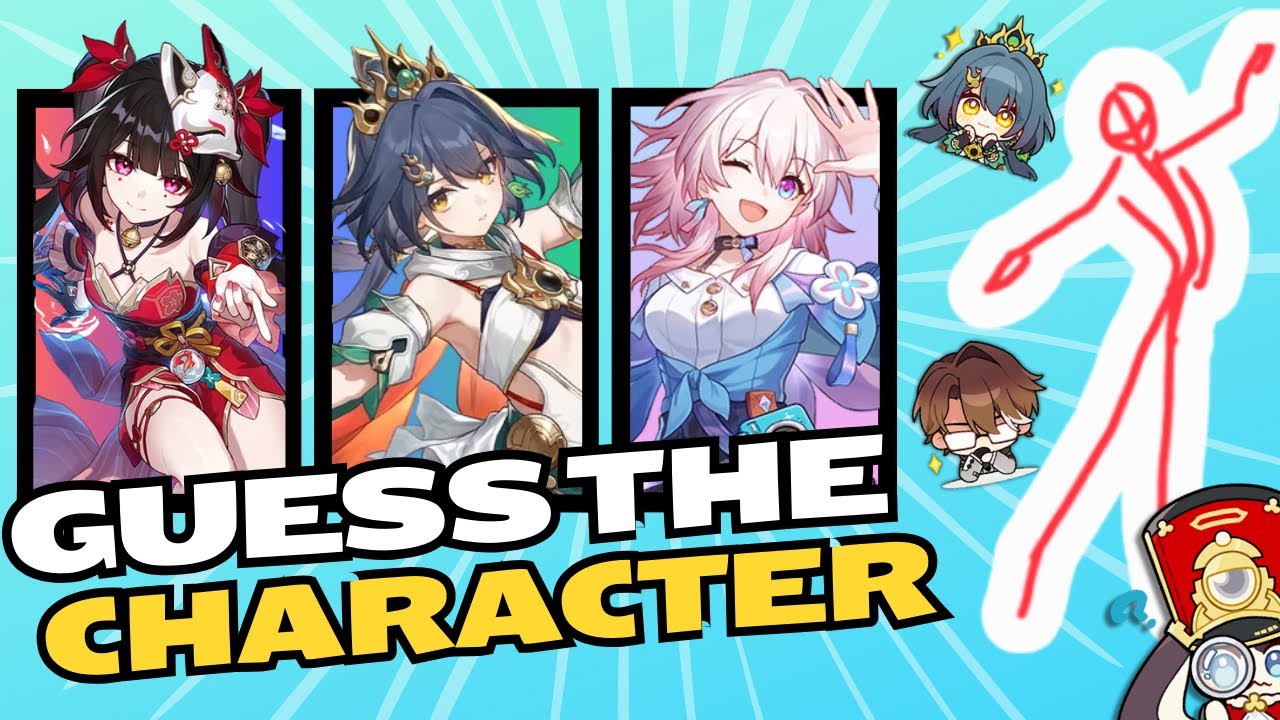 GUESS THE HONKAI: STAR RAIL CHARACTER FROM THEIR POSE !!!!🗣️🗣️🔥💫(but I lose focus as time goes on)