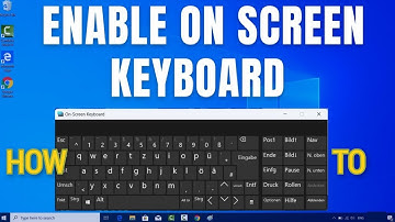 How To Enable On Screen Keyboard On Windows 10.   #keyboard #tech #windows10
