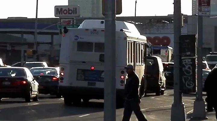 1999 Orion V CNG #9918 on the Q66 @ Northern Blvd NY25A & Broadway