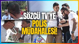 Polisten Canlı Yayında Sözcü TV Muhabirine Akılalmaz Müdahale! İşte Anbean O Görüntüler