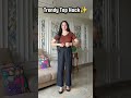 Trendy Top Hack ✨#youtubeshorts #fashionstyle #summerfashion #shorts