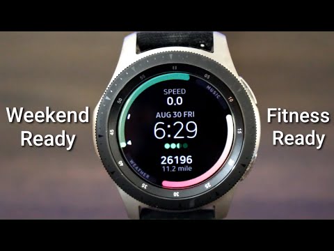 Best Free Galaxy Watch Weekend Fitness Watch Face Ready For Download