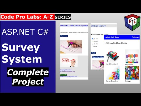 Complete Project - ASP.NET C# - Survey System  - Demonstration