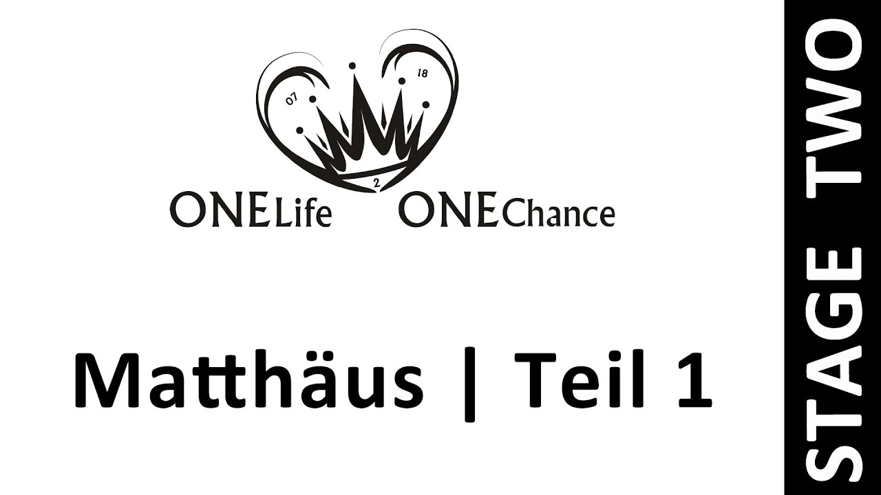 Videostandbild der Predigt «Matthäus Teil 1»