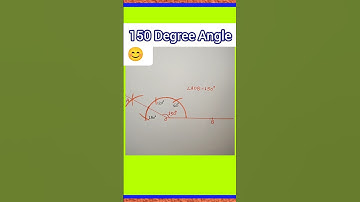 150 Degree Angle | #shorts #short #shortsvideo #trending #angleswithcompass