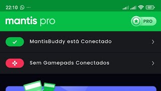 efootball mobile no controle bluetooth pelo  Mantis gamepad pro