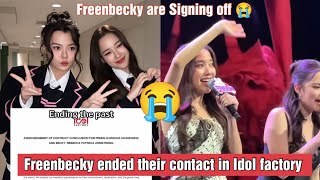 (Freenbecky) Freenbecky ended their Contract in Idol factory - Freenbecky is Signing off? 😭😭😭