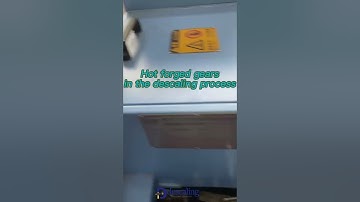 #forging  #descaling  #machine  using site for hot #forgedcarbon  #gear  process