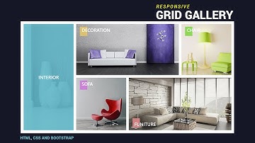 Masonry Grid Gallery | Responsive Grid Gallery With Hover Effects  | Gallery | BOOTSTRAP, HTML & CSS
