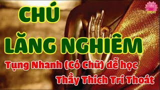 Thọ Trì Chú Lăng Nghiêm( Có Chữ) dễ học| Tiêu Trừ Nghiệp Chướng|Tương Lai Nhất Định Sẽ Thành Phật