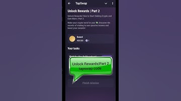 Unlock Rewards|Part 2 tapswap new video code today 15 November|#tapswapcode