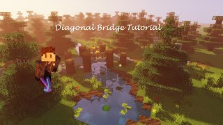 Small Diagonal Bridge | A Minecraft Tutorial