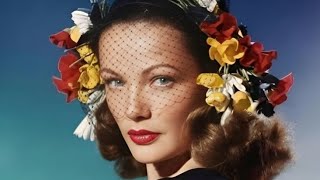 GENE TIERNEY shows her jawdroping figure| see pics