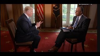 Trump Interview With Lester Holt President Asked Comey If He Was Under Investigation