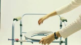 Видеообзор Туалетный стул со спинкой Doctor Life 10595 