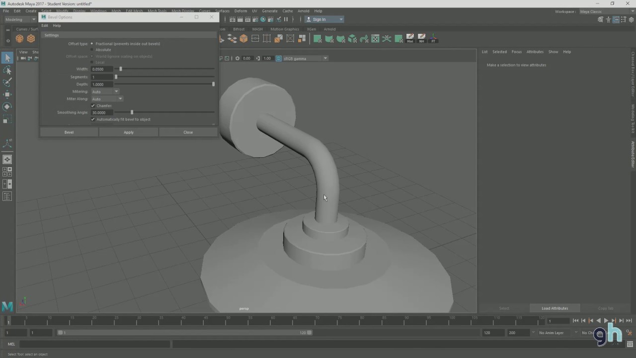 Autodesk Maya Basics 03 | Building a Basic Light + UV - YouTube