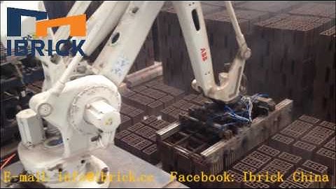 Full automatic brick production line robot brick setting machine