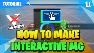 UEFN TUTORIAL | How To Make Interactive MiniGames ⛳